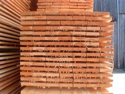 flat cut wood