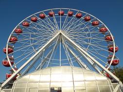 Amusement Park Giant Ferris Wheel