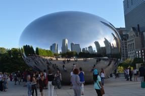Chicago Bean Mirror