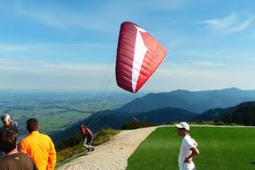 Paraglider Start Paragliding