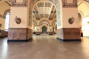 hall at the train station in turkey