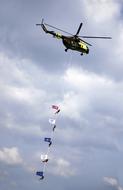 Helicopter Rope Flags