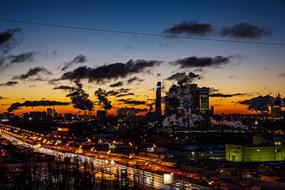 Moscow City 2017 Dawn In The