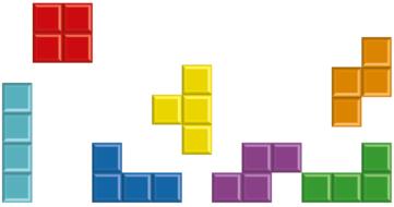 tetris game color cube