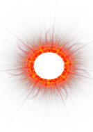 fractal sun flame design generated