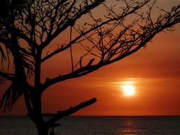 Sunset Santa Marta Sea