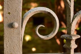 Grid Iron Metal Cast