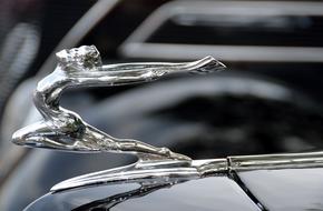 Vintage Hood Ornament Antique