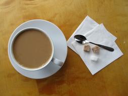 delicious milk coffee