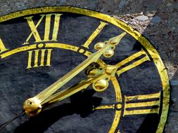 Clock Dial Detail
