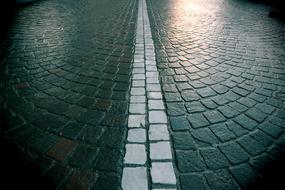 pavement Road at Rain