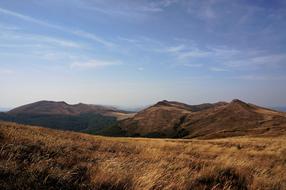 Mountains of Bieszczady Polonina