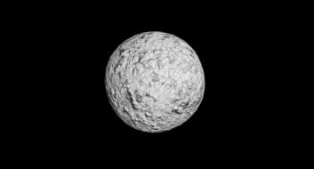 cosmic lunar sphere in the night sky