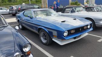 fort mustang in the parking lot