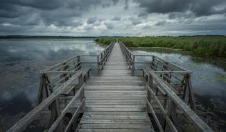 Spring Lake Wooden Bridge