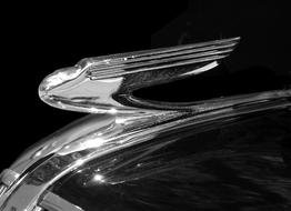 Vintage Hood Ornament Antique