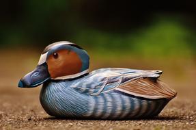 clay duck figure