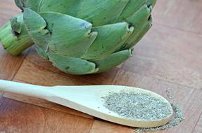 healthy green artichoke