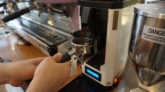 Making delicious coffee