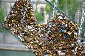 Love Locks Of Paris