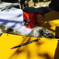 coffee by the notebook