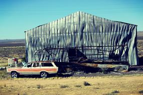 Arizona Road Old Car