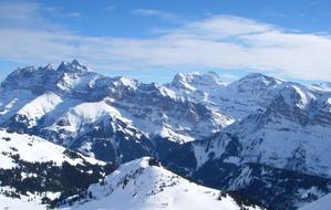 Mountain Snow Dents Du Midi
