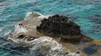 Rock Sea Wave