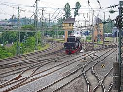train passing the track