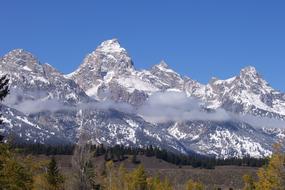Grand Teton Mountains Range