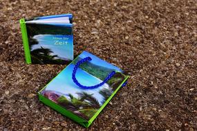 gift book with package in the same color scheme
