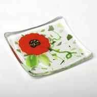 Art on Glass Plate