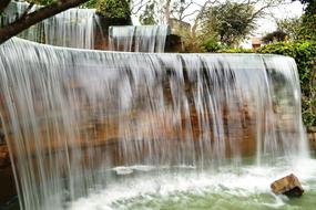 Landscape Waterfall Water