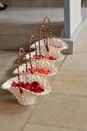Litter Basket Roses Wedding