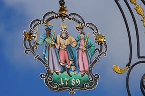 iron church sign