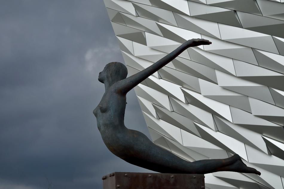 beautiful abstract statue