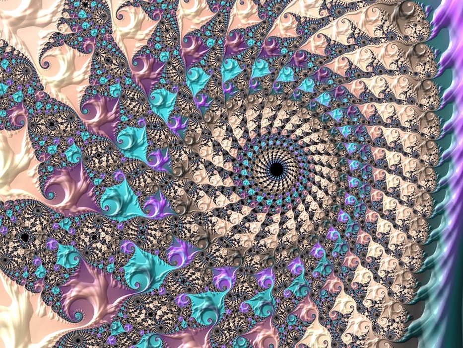 art abstract fractal spiral