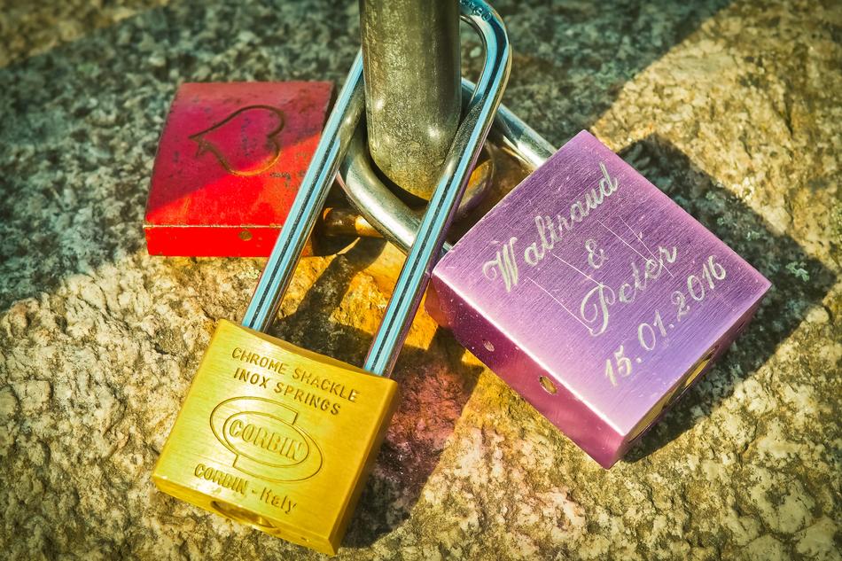the locks are hanging a lot