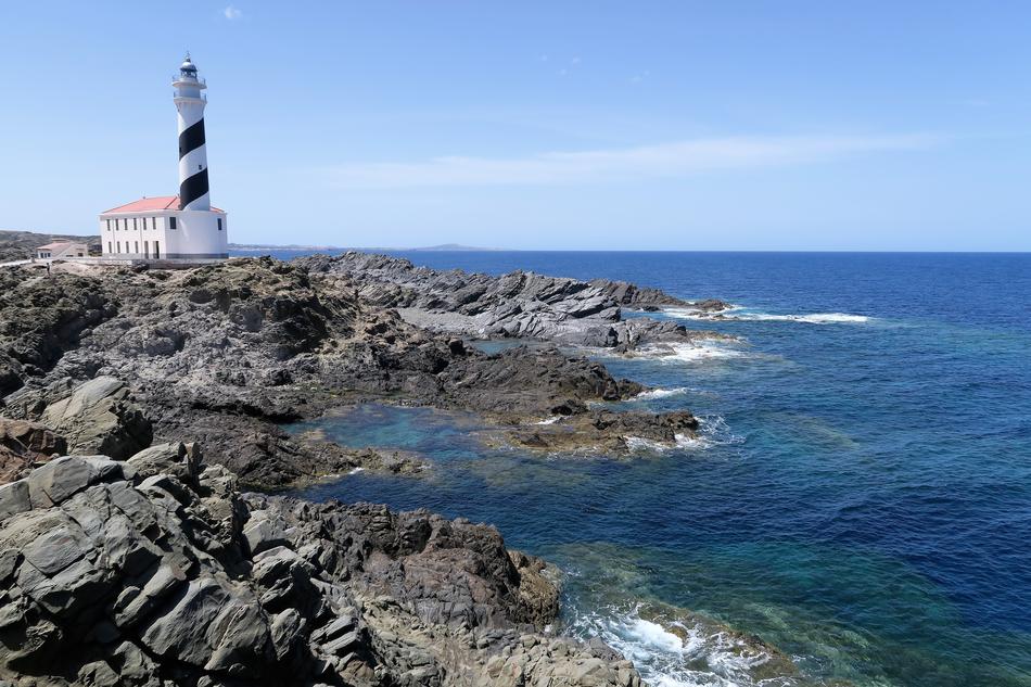 Side Lighthouse Minorca Cape