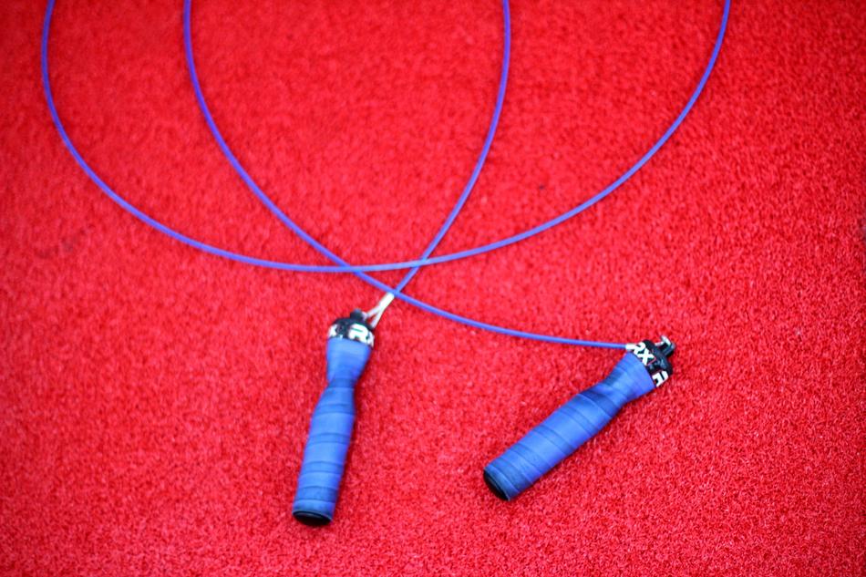 Skipping Rope Handle Blue Carpet