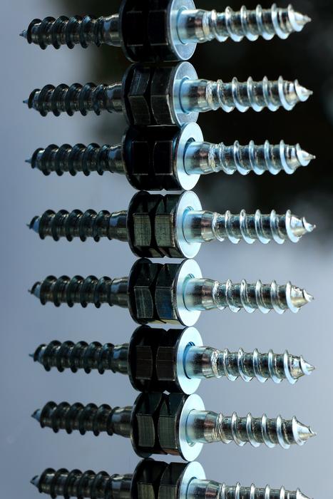 Screw Wood Screws Metal Close