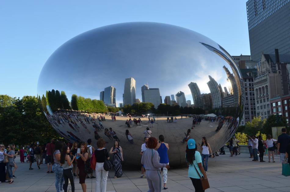 Chicago Bean Mirror