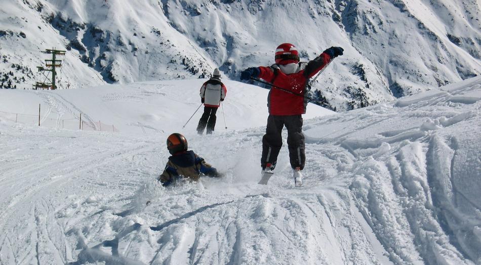 Skiers Winter