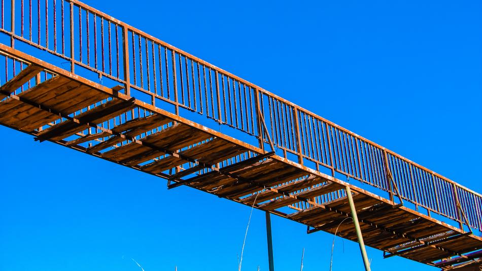 Bridge Rusty Destroyed