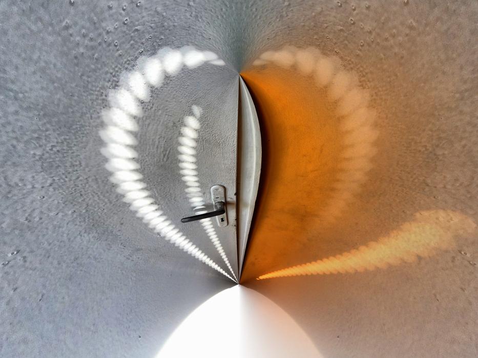 light in the form of a heart