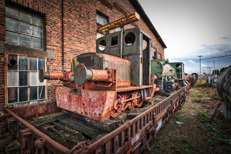 oldtimer Railway Steam Locomotive