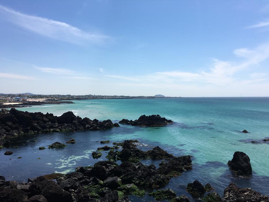 Jeju Island Sea Sky