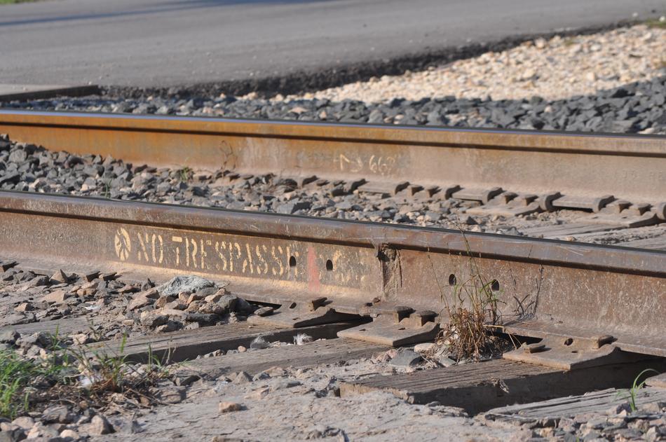 railroad in the rocks