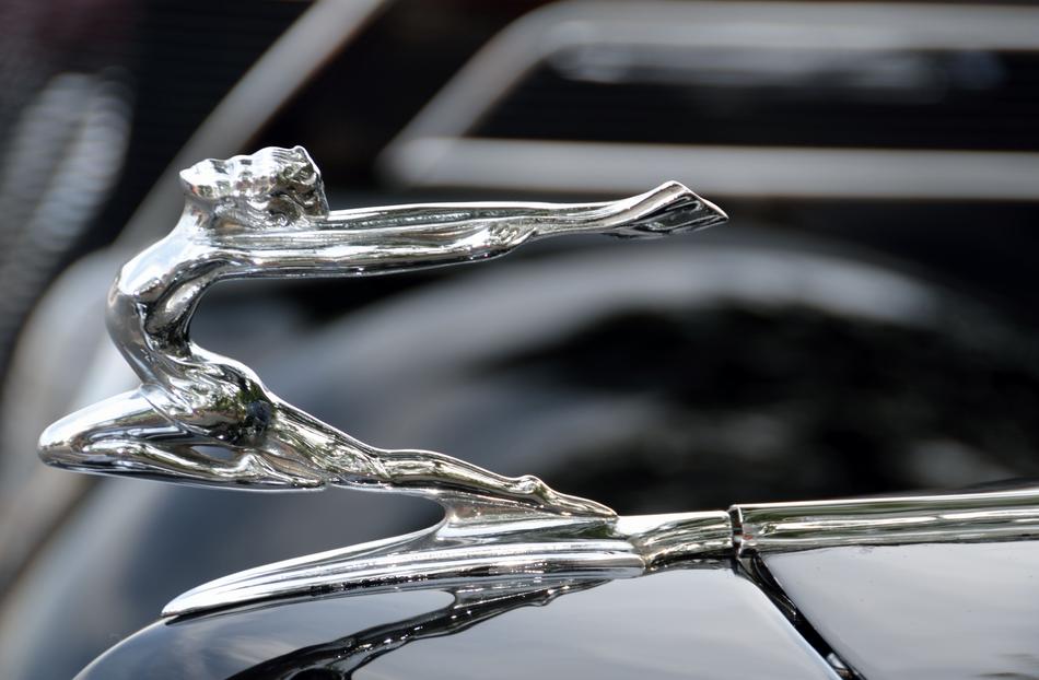 Vintage Hood Ornament Antique