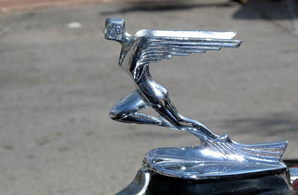 Vintage Hood Ornament Antique